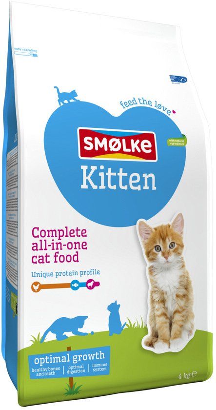 SMOLKE Kitten Compleet - Kattenvoer - 4 kg