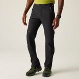 Regatta Heren Mountain Zip Off Broek Zwart Maat 54