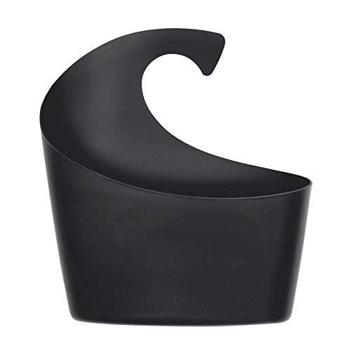 Spirella Douchemand Sydney met haken om op te hangen, combineerbaar doucherek 25 x 22,5 x 8,5 cm zwart