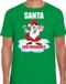 Bellatio Decorations Santa for president Kerstshirt / Kerst t-shirt groen voor heren - Kerstkleding / Christmas outfit XL