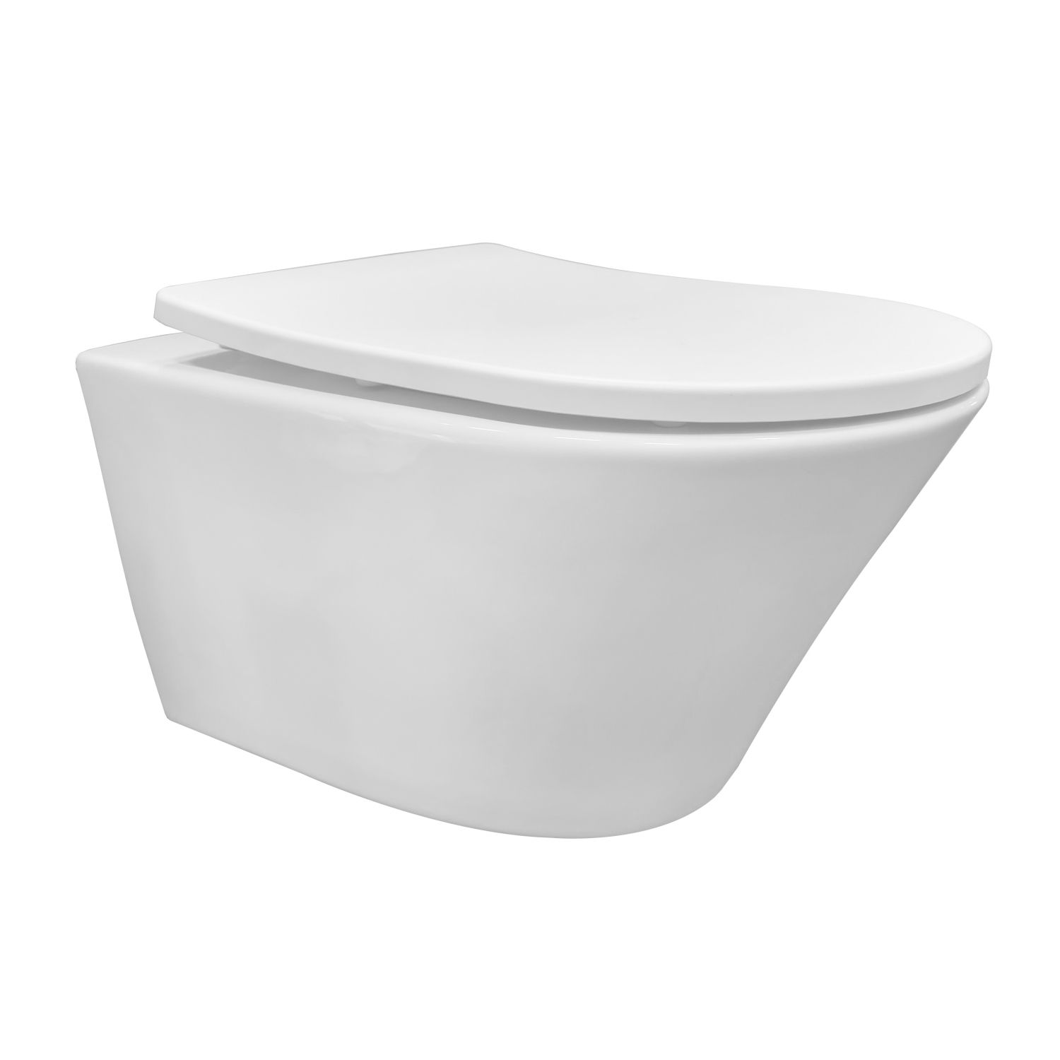 Boss & Wessing Vera Rimless Wandcloset - Glans Wit - Softclose