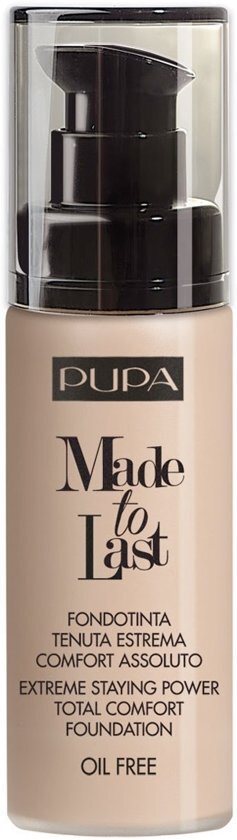 Pupa Made To Last Foundation 010 Porcelain