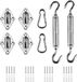 Holland Connections Kit de fixation pour auvent - Kit matériel lourd pour parasol - 5 pièces - 304 Inox