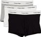 Calvin Klein Trunks (3-pack) - Heren Boxershorts - Katoen/Elastaan - Zwart/Grijs/Wit - Maat XL