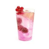 Silverkitchen 25 plastic cocktailglazen, partybeker, 300 ml, herbruikbare beker