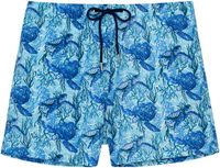 HOM Badeshorts Beach Boxer Tartane Blauw L