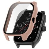 Wigento Amazfit GTS 4 Shockproof High-Quality Silicone Watch Strap with Protective Case