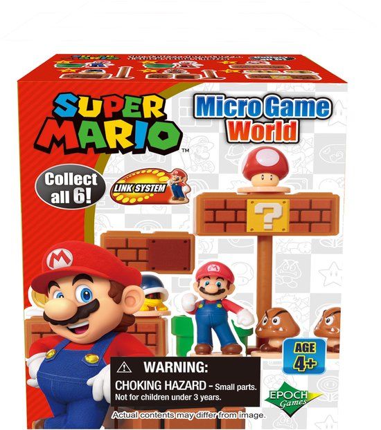 EPOCH Games Super Mario Micro Game World Series Blindbox Bordspel
