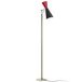 Nemo - Lampe de lecture réglable Le Corbusier - Rouge - Métal - Designer Le Corbusier