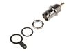 RS PRO BNC vrouwelijke coaxiale connector, bordmontage, soldeerconnector, 50Ω met scheidingswand, recht