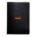 RHODIA 119163Cpack - Set van 10 Geniete Schriften Zwart - A4 - Kleine Ruitjes - 96 pagina's - Clairefontaine Wit Papier 80 g/m²