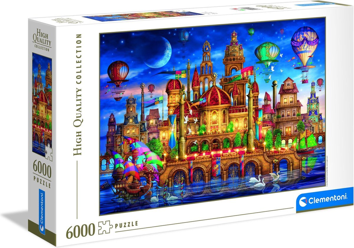 Clementoni Legpuzzel - High Quality Puzzel Collectie - Downtown - 6000 stukjes, puzzel volwassenen