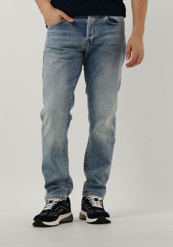 G-Star Raw 3301 Regular Tapered Jeans Heren Lichtblauw W38/L34