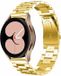 By Qubix Qubix - Stalen schakelband voor Garmin Approach S12 / S40 / S42 - Goud - 20mm