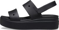 Crocs Sandalen met sleehak Brooklyn 4u noir