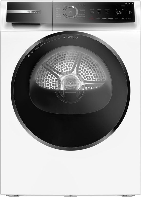 Bosch WRB247D0FG - Serie 8 - Warmtepompdroger - 9 kg - A Label - Air Max Dry