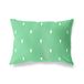 BonaMaison Petrol Groen-Wit Decoratieve Kussensloop, Kussenhoezen Bank, Decoratieve Kussenhoesjes, Kussensloop; Sofa, Slaapkamer, Kantoor, Auto 45x60 Cm - Ontworpen en vervaardigd in Turkije