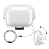 kwmobile Transparante koptelefoonhoes voor Apple Airpods Pro 2 / Pro 1