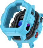 Wigento TickTalk Beschermhoes van TPU-materiaal, halfomsluitend, voor de TickTalk 5 Kids smartwatch, in de kleur blauw