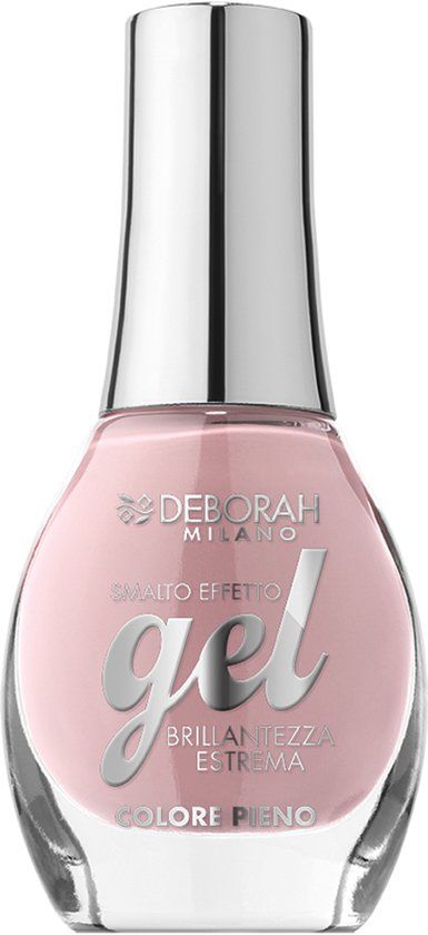 Deborah Milano Gel Effect Nail Enamel 50, Pink Pulse