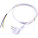 Sygonix SY-5043482 Câble de connexion Alimentation Blanc 2,00 m