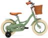 Generation Fietsen Generation Blanco 12 Inch Olijfgroen Kinderfiets met Mandje