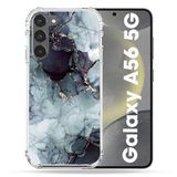 Cokitec Samsung Galaxy A56 5G hoesje, marmertextuur grijs
