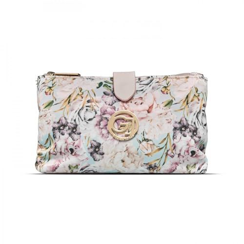 Gillian Cimi Beauty Bags - Gillian Jones - The Weekender Makeup Purse - Roze bloemenprint