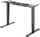 SpeaKa Professional SP-SDF-500 Cadre de bureau électrique à 2 pieds Noir