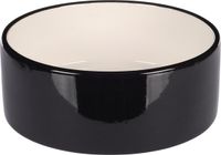 Flamingo Rocky Eet- en Drinkpot Hond Keramiek Zwart Rond 900ml