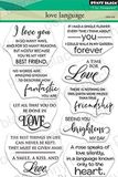 PENNY ZWART INCORPORATED Penny Zwart CLR STMP, Love Language 5 "X6.5", One Size