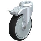 Blickle LKRA-PATH 126KF-11-FI Zwenkwiel met rem Wieldiameter: 125 mm Draagvermogen (max.): 120 kg 1 stuk(s)
