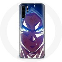Maniacase Hoesje voor Huawei P30 Dragon Ball Goku Boos gezicht