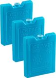 Plasticforte Koelelementen - 6x stuks - 260 grams - 13 x 10 cm - blauw - kunststof - voor koeltas en koelbox