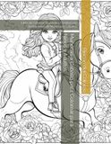Muñecas a Caballo para Colorear para Niños y Adultos: Libro de Colorear Divertido y Creativo con Ilustraciones de Muñecas y Caballos
