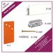 Cimaise Newly R20 50 Mètres Blanc Mat : Pack Économique (rails Et Fixations)