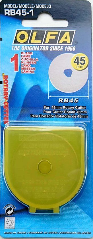 Olfa RB45-1 Reservemes - 1x 45 mm - Blister