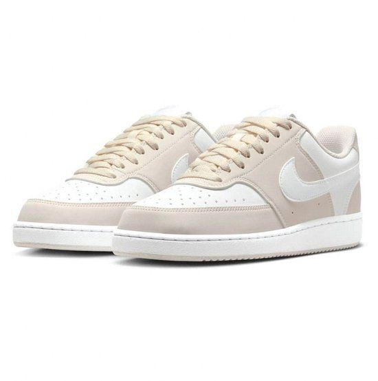 Nike Court Vision Low Sneakers Dames crème - wit
