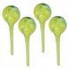 bouteille 4x Arroseur de plantes en verre - Vert/Jaune - 200ml