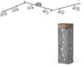 Osram LED Spot Vaas Plafondspot 6x G9, Geborsteld Nikkel, Chroom, Staal