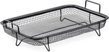 Navaris Anti-aanbak Grillmand voor Oven - Non-stick Grillrek voor Olievrij Frituren, Nuggets, Vlees, Vis of Groentes Roosteren - Frituurmand
