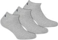 Fila - Invisible Socks 3-Pack - Unisex Sokken - Maat 35-38 - Grijs