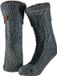 Apollo Chaussettes d'intérieur - gris - antidérapant - homme - taille unique