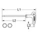 KS Tools ERGOTORQUEplus T-greep inbussleutel - 4 mm - 1 stuk