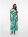 VERO MODA VMVADE S/S V-NECK ANKLE DRESS WVN LCS Maxi jurk Dames Groen
