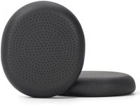 Logitech 2 stuks zwart geperforeerd proteïne cuir coussinets d'oreille de remplacement compatibles avec le casque sans fil H800