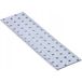 Plaque perforée Pp11 - 80x300 mm - Acier galvanisé