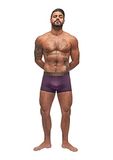 Male Power Avant-Garde - Verstrakkend Short eggplant S