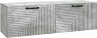 vidaXL Wandmontage TV-kast Betongrijs 98 x 31 x 30 cm Bewerkt hout