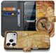 B2Ctelecom Book Case iPhone 17 Pro Max Kompas Geel Oranje Magnetische Sluiting